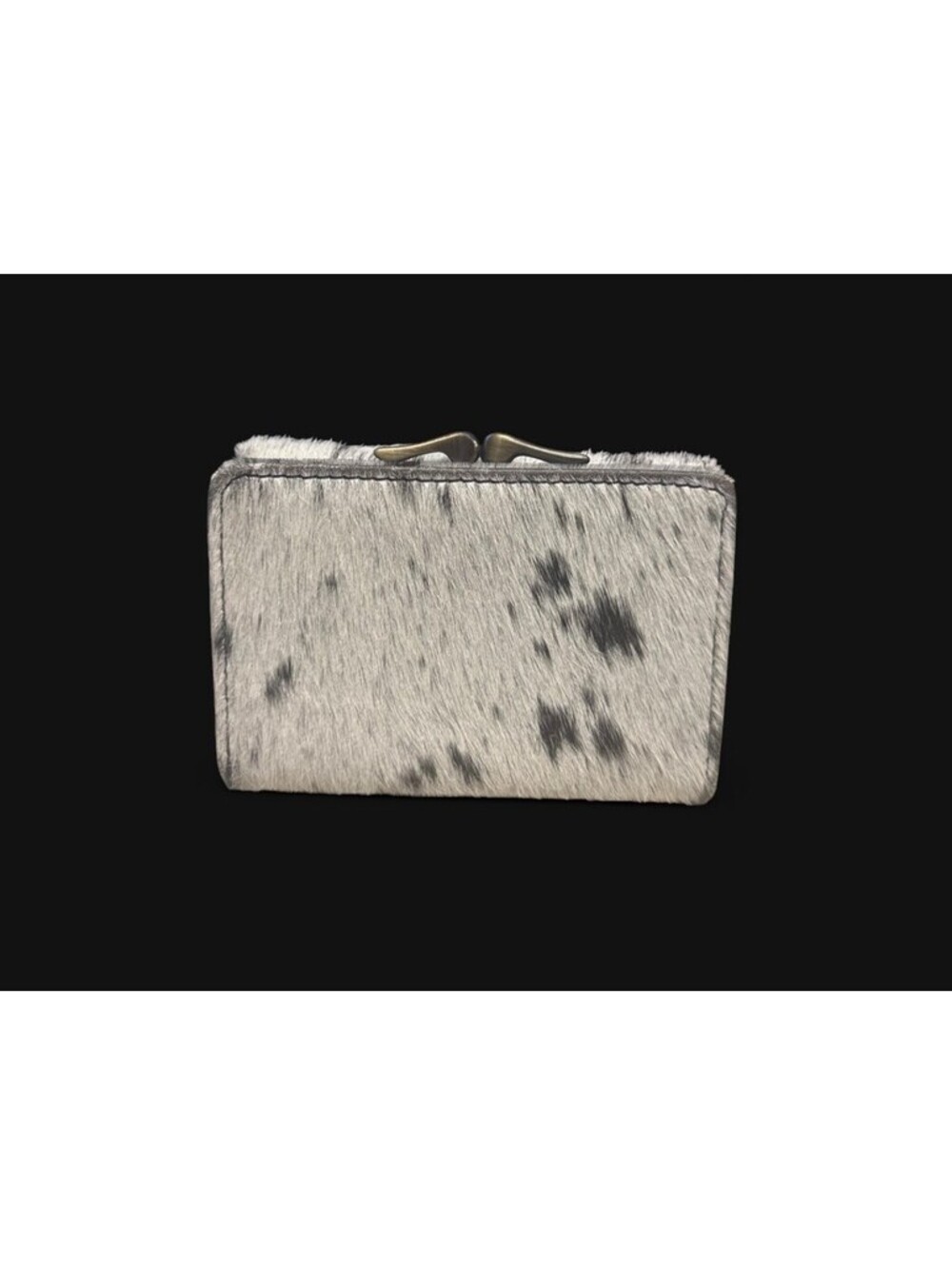Myra Western Brook Wallet with Hair-On Hide, Handcrafted
